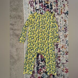 Tea Collection Yellow and Blue Toddler Jumpsuit